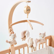 Load image into Gallery viewer, Mobile Musical Bébé en Bois FLO, ERNEST & OLI - FLO, ERNEST & OLI - 50 cm - Flo Beige