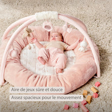 Load image into Gallery viewer, arches – 90 cm – Tapis d’éveil bébé – Bords matelassés
