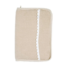 Carica l'immagine nel visualizzatore di Gallery, FanFan Protège carnet de santé – Avec fermeture éclair – Housse de protection documents bébé – Beige