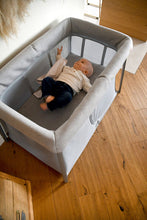 Load image into Gallery viewer, Lit parapluie 3 en 1 - Eazy sleep - Gris chiné / Galet