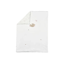 Load image into Gallery viewer, FanFan Couverture bébé 75x100 cm – Plaid doux pour berceau, siège auto ou lit bébé – Velours blanc