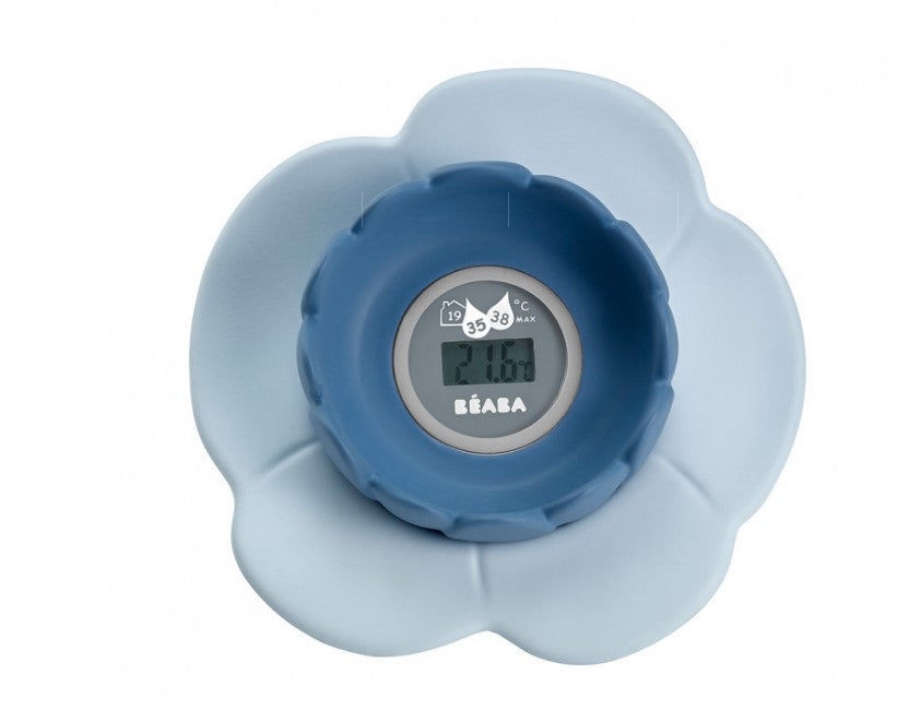 Thermomètre de bain Lotus bleu - Béaba