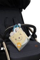 Livre en tissu pour bébé 2 en 1 – contrasté et coloré