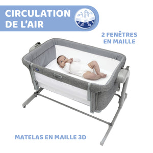 Chicco Next2me Magic Evo - Dark Grey