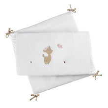 Charger l'image dans la galerie, FanFan Tour de lit velours doux – Blanc – 60/70 cm – Protection de lit bébé
