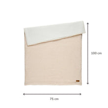 Charger l'image dans la galerie, TEDDY Couverture supersoft écru 100x75 cm – Couverture bébé double face
