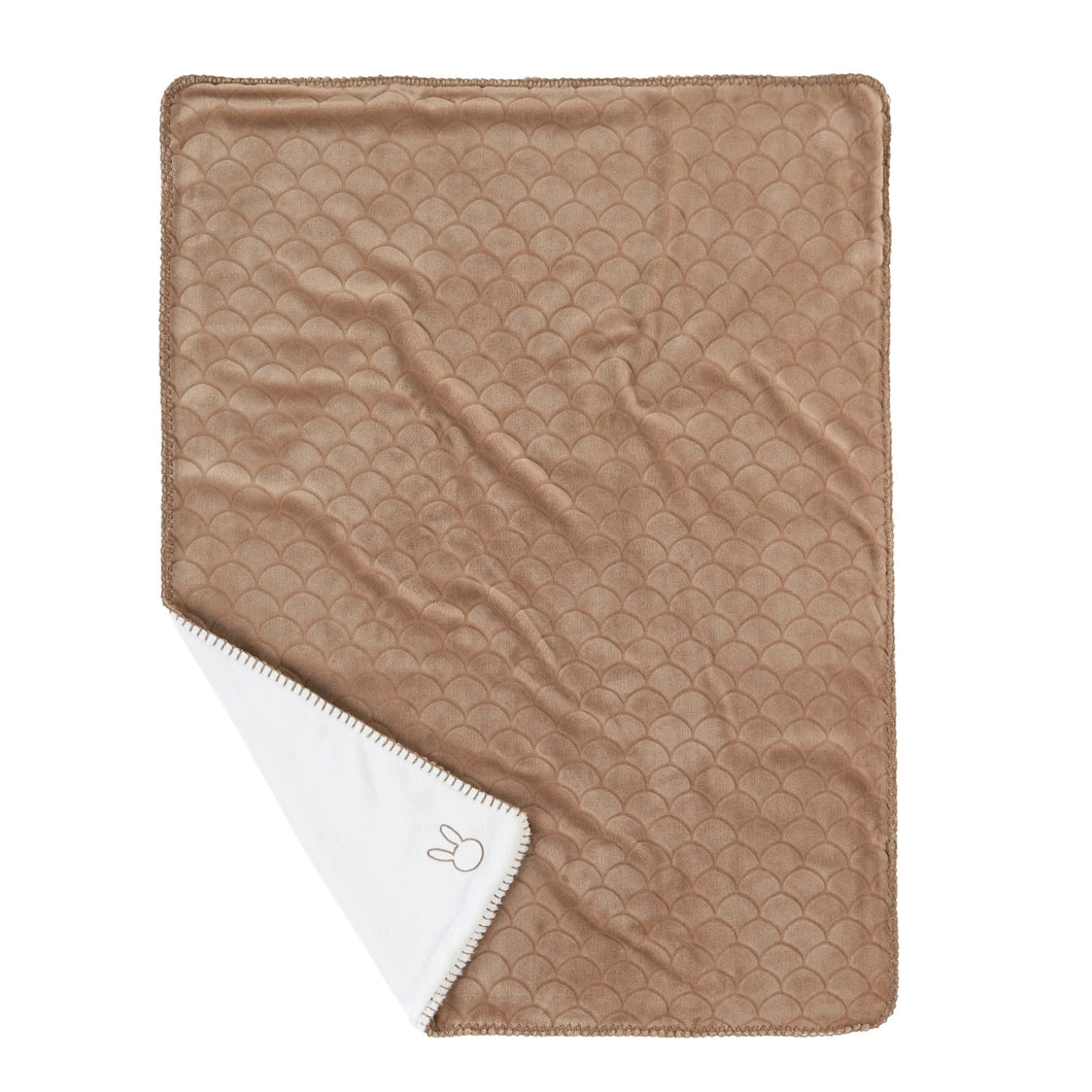 Couverture Bébé LAPIDOU - Lapidou - 100 cm - Lapidou Wavy Moka