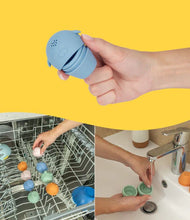 Load image into Gallery viewer, Lot de 4 aspergeurs de bain silicone
