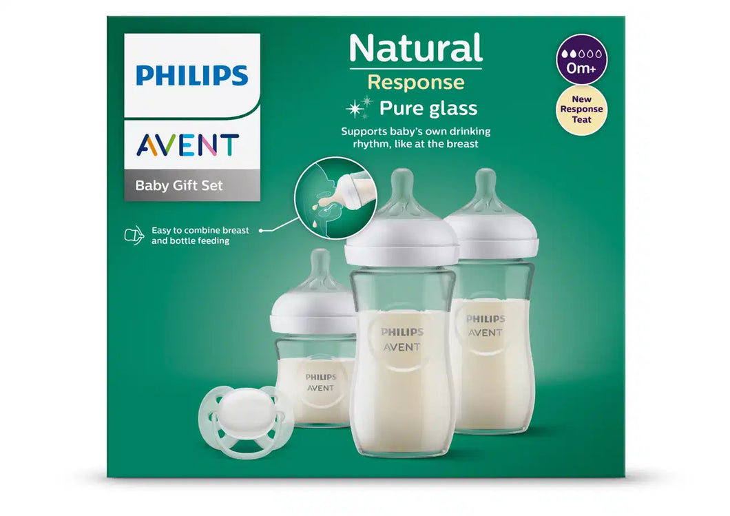 Natural 3.0 kit nouveau-né 3x Biberon Verre