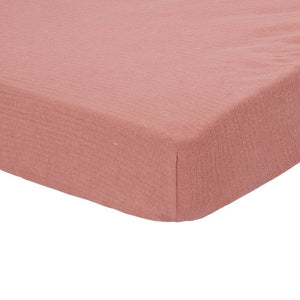 Fitted Crib Sheet Pure Pink Blush