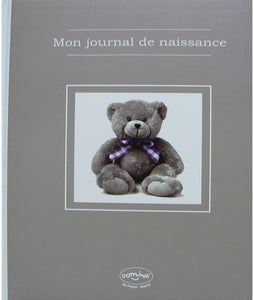 Journal de Naissance Ourson Taupe