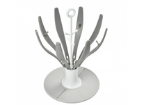 Load image into Gallery viewer, Foldable Flower bottle drainer gray - Beaba
