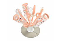 Load image into Gallery viewer, Flower bottle drainer foldable nude - Beaba
